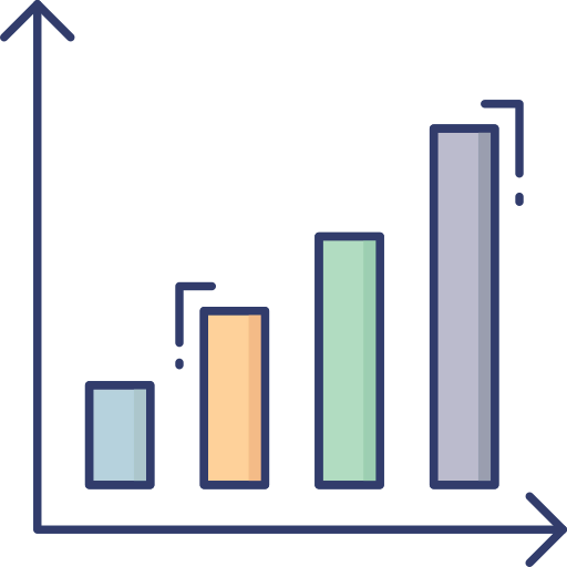 Bar graph icon