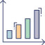 Bar graph icon 64x64