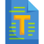 Текстовая бумага иконка 64x64