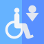 Disabled sign icône 64x64