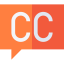 Скрытые субтитры иконка 64x64