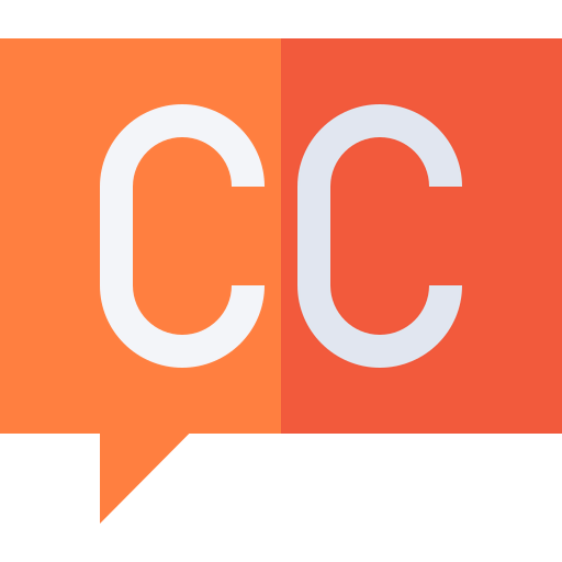 Closed caption icon