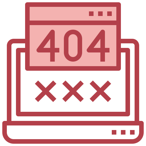 Error 404 Ikona