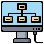 Hierarchical structure icon 64x64