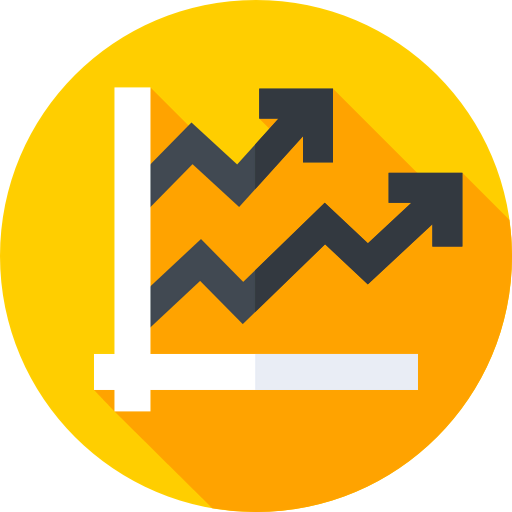 Line chart icon
