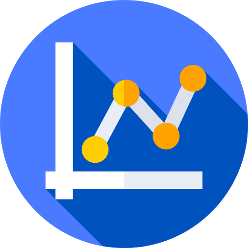 Line chart icon