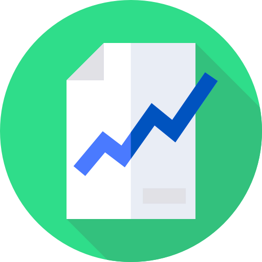 Line chart icon