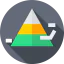 Pyramid chart icône 64x64