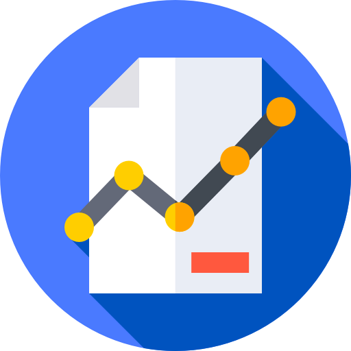 Line chart icon