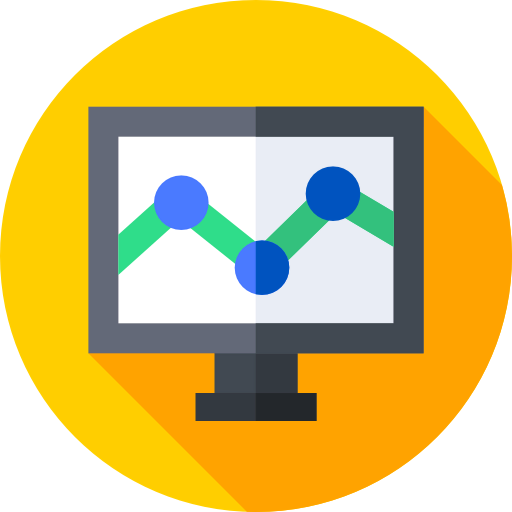 Line chart icon