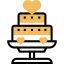 Wedding cake icon 64x64
