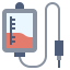 Intravenous saline drip icon 64x64