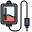 Intravenous saline drip icon 64x64