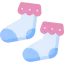 Baby socks icon 64x64