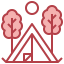 Camping icon 64x64