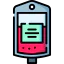 Blood bag icon 64x64