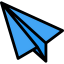 Paper plane icon 64x64