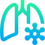 Infected lungs icon 64x64