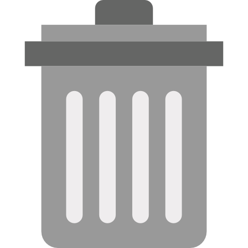Trash bin icon