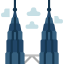 Petronas towers icon 64x64