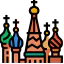 Cathedral of saint basil Ikona 64x64