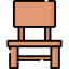 Wooden chair icon 64x64