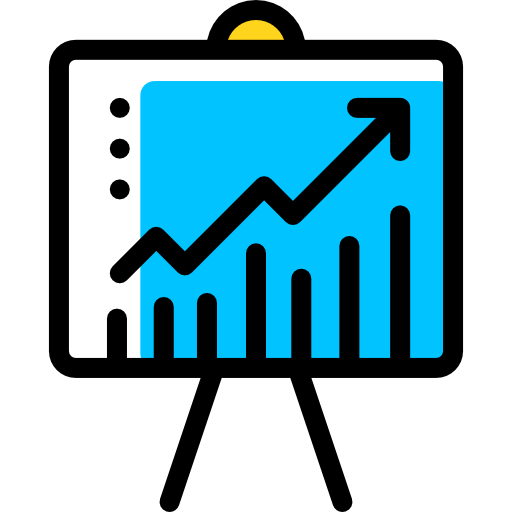 Line chart icon