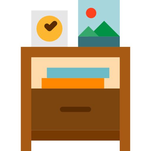 Bedside table ícono