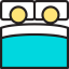Double bed icon 64x64
