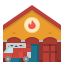 Fire station 图标 64x64