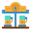Petrol station icon 64x64