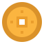 Chinese coin icon 64x64