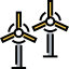 Eolic energy icon 64x64