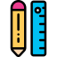 Pencil and ruler Symbol 64x64
