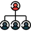 Hierarchical structure icon 64x64