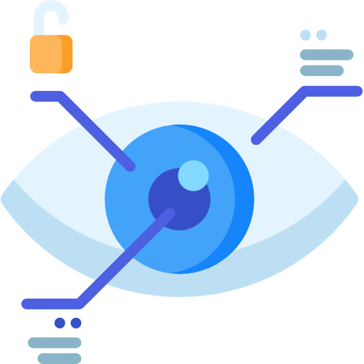 Eye recognition icon