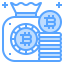 Биткойн-сумка иконка 64x64