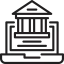 Bank online icon 64x64