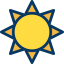 Sun icon 64x64