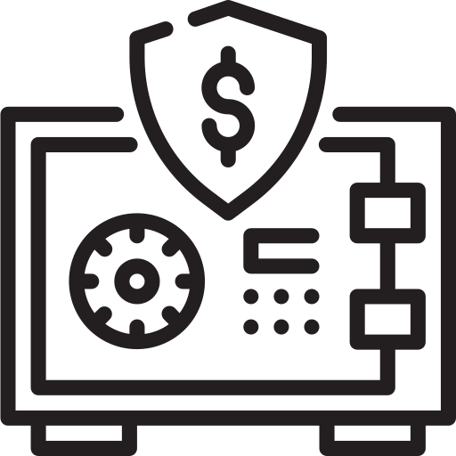 Safe box icon