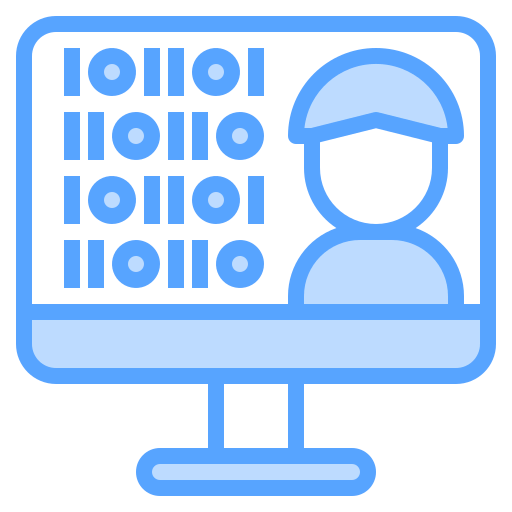 Binary code icon