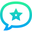 Starred message Ikona 64x64
