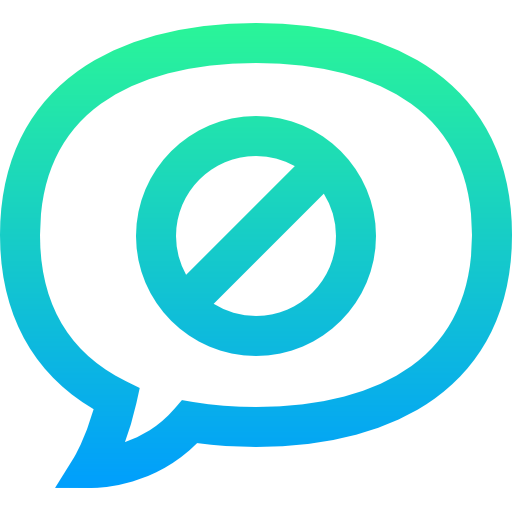Block chat icon