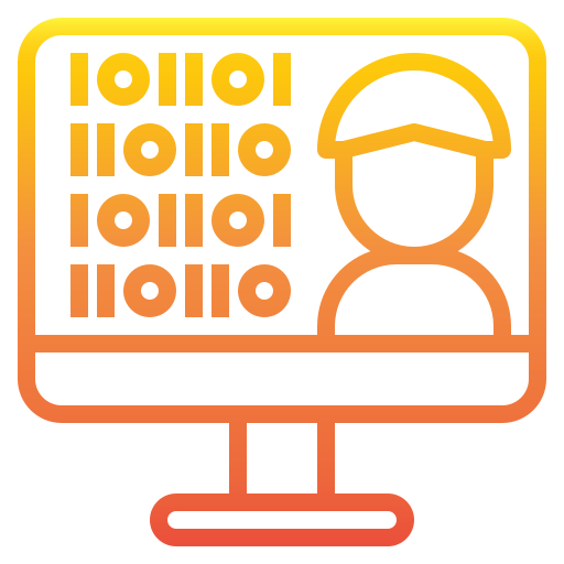 Binary code icon