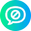 Block chat icon 64x64