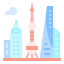 Oriental pearl tower アイコン 64x64