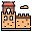 Great wall of china icon 64x64