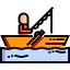Fishing boat icon 64x64