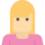 Long hair icon 64x64