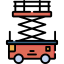 Scissor lift icon 64x64